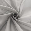 ESLIR Roman Blind with Loops, Kitchen Curtains, Transparent Tab-Top Curtains,