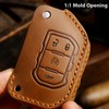 Aoocar 2018-2025 Flip Type Leather Key Fob Cover, Compatible with
