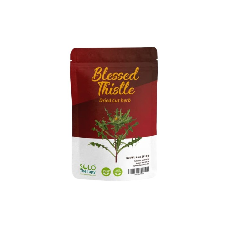 Blessed Thistle Herb 4 oz, Resealable Bag, Blessed Thistle Tea,