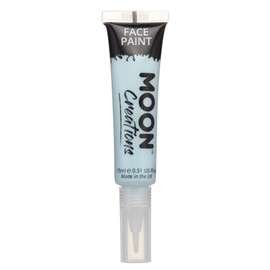 Moon Creations Face & Body Paint with Brush Applicator - 15ml - Light Blue