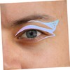 OATIPHO 5 Sheets Waterproof Holographic Eye Stickers 3D Gradient Eyeliner