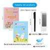 8 Cuadernos De Caligrafía Reutilizables Español20 Repuestos