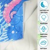AUNGKWANG Seahorse Beach Towel for Children, 75 x 150 cm