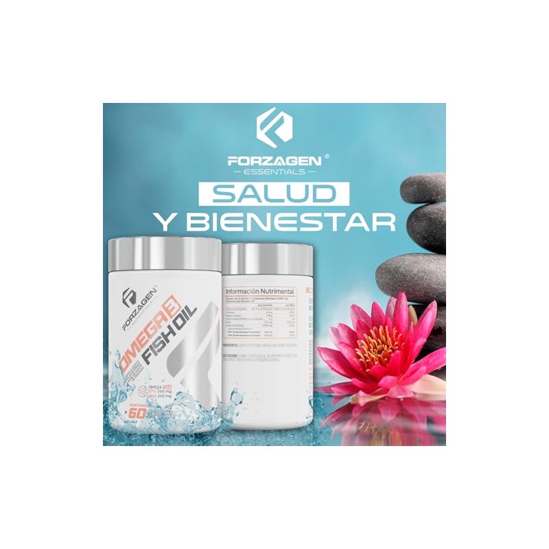 Forzagen | Suplemento Alimenticio Fish Oil | 2 g de