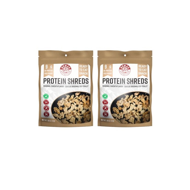 Nomad Nutrition Protein Shreds | Jerky Snack | Instant Freeze