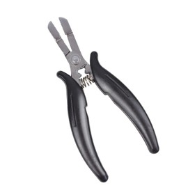 Hair Extension Pliers for Removing Micro Rings and Fusion Glue Bond Remove (Black Thread Shape)