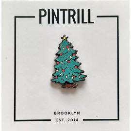 PINTRILL Holiday “Tall Christmas Tree” Pin by Pintrill (Sold Out Collectors Item)