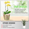 RAOOKIF 4 5 6 7 Inch Clear Orchid Pots, 8