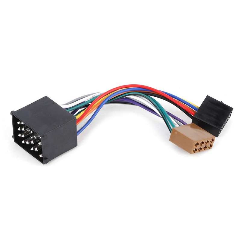 Akozon Car Radio Adaptor Cable, Radio Adapter Stereo Wiring Harness