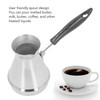2PCS Turkish Coffee Pot Stainless Steel Stovetop Pour Over Coffee