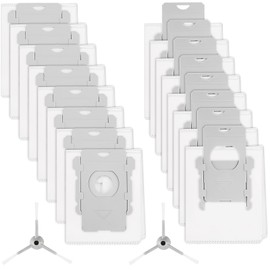 16 Pack Roomba Replacement Parts - Sustainable Vacuum Bags with Leak-Proof, High-Efficiency Filtration, and Extra Large Capacity for 30 Cleanings