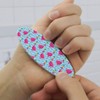 Party Flamingos Pineapples Double-Sided Oval Nail File Emery Board Set