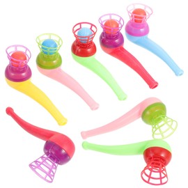 Gadpiparty 20pcs Ball Blowing Toy Floating Blow Pipe Balls Ball Balancing Blowing Games Fun Toys Birthday Party Favors Goodie Bag Stuffers for Children