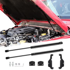 BESTAOO Front Hood Lift Supports Shocks for 2018-2024 2025 Jeep Wrangler JL Gladiator JT Accessories, Struts Gas Springs Shocks, 2 Pack