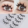 False Eyelashes, Natural Popular Upper Eyelashes, Short, Thick, Popular Black,