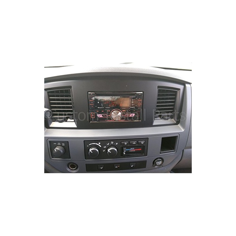 Slate Grey Black and Silver Aftermarket Stereo Radio Double Din