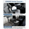 CEMOFE Center Console Between Seat with Lock, Cup & Phone