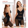 Junlan Shapewear Bodysuit for Women V Neck Butt Lifter Full
