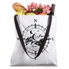 Compass Hiker Hiking Mountain Lover Adventure Outdoors Tote Bag
