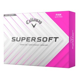 Pelotas De Golf Callaway Supersoft 2025 Rosa