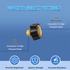 Jingzan 2 Pack Brass Water Inlet Fitting for Pressure Washer