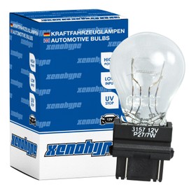 XENOHYPE 2x P27/7W Premium W2.5x16q 12 Volt 27/7 Watt US Type 3157