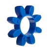 Lovejoy 61462 Size CJ 24 Curved Jaw Coupling Spider, Urethane - 80 Shore A, Blue, 151 in-lbs Nominal Torque, 10600 rpm Max Rotational Speed