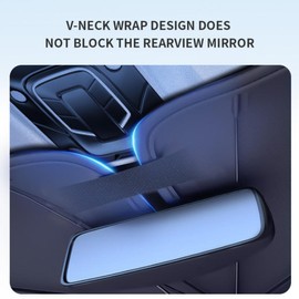 Retractable Car Sunshade for Windshield, Foldable, UV Protection Car Cover, Outdoor Use ((E.T. Eyes) V-Neck Style)