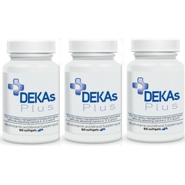 Dekas Plus Multivitamin Softgel 60ct (3 Pack)