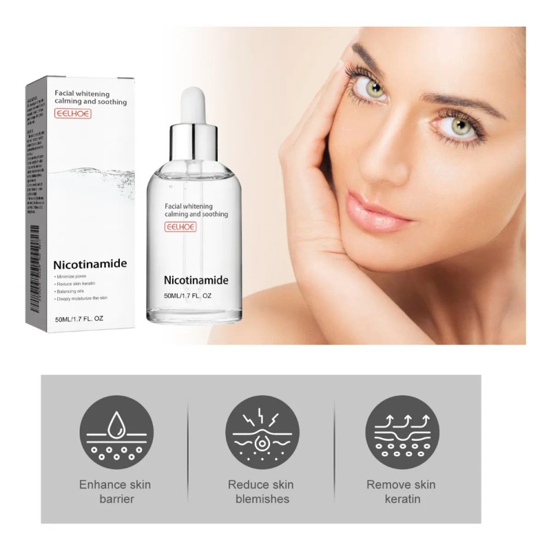 Niacina Suero Facial Desvanece Marcas De Acné Hidratación