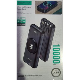 SOVO Wireless Portable Charger 10,000mAh 15W Dual Charging 15W Fast Charging