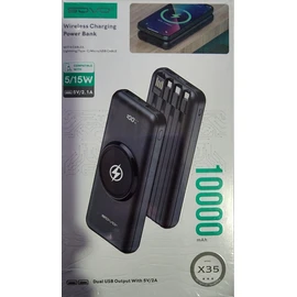 SOVO Wireless Portable Charger 10,000mAh 15W Dual Charging 15W Fast Charging