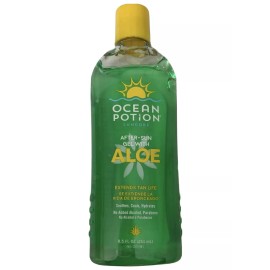 Ocean Potion Suncare After-Sun Gel with Aloe Extends Tan Life Discontinued 8.5oz