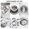 Folmywy 300Pcs Sink Strainer Disposable Mesh Bag Kitchen Filter Net
