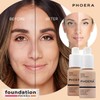 Phoera Foundation Full Coverage Makeup Set - Includes Nude &