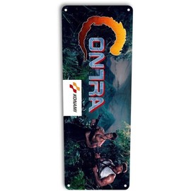 Decor Contra Classic Konami Fight Arcade Marquee Game Room Wall Decor Large Metal Sign