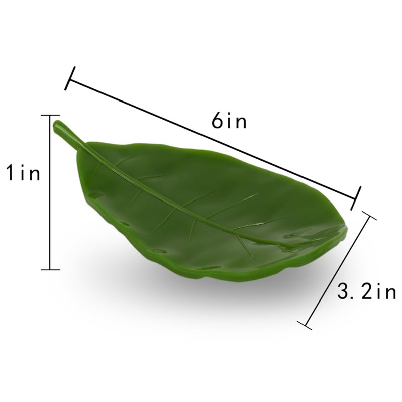 WELANGBN 1Pcs Creative Simulated Leaf Soap Box - Bathroom Soap
