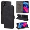 BEEJTUNY Leather Case For TCL 505, Wallet Function with RFID