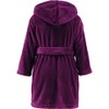 REDBEST Perris Unisex Hooded Fleece Dressing Gown, berry