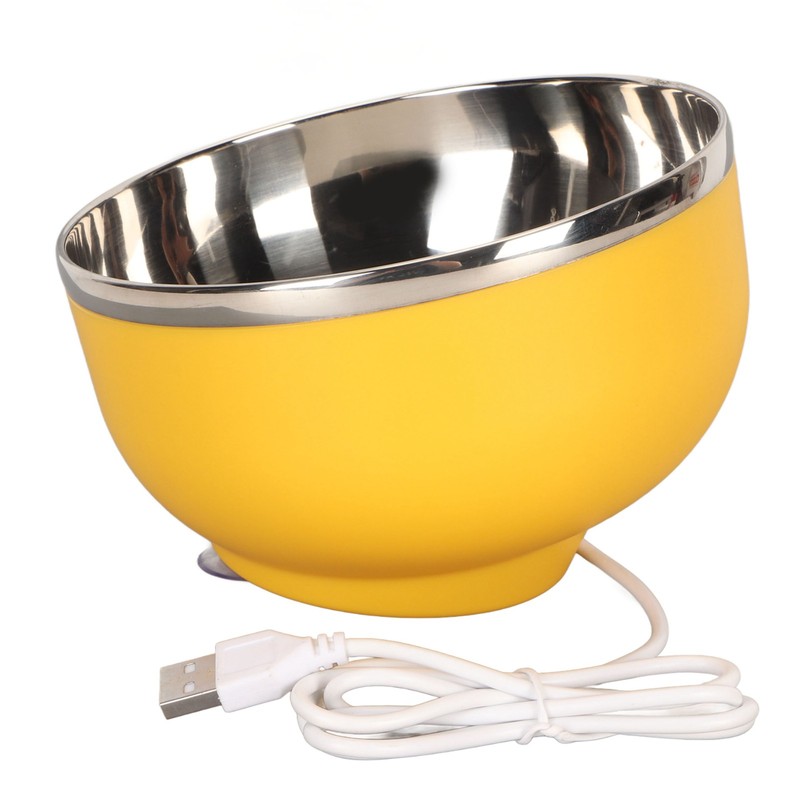 450ML Pet Heated Bowl Stainless Steel Water Heating Bowl USB
