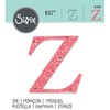 Sizzix Bigz Alphabet Uppercase Die Sassy Serif Letter "Z" by