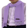 Light Purple Lilac Men's Nepalese Solid Colour Fashion Scarf Scarves