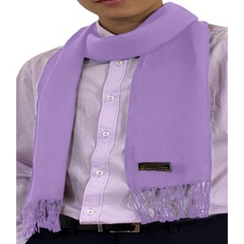 Light Purple Lilac Men's Nepalese Solid Colour Fashion Scarf Scarves Face/Neck Wrap Wrap Hand Made in Nepal CJ Apparel NEW