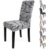 Zindoo Stretch Chair Covers for Dining Room, High Back Dining