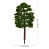 VANZACK 20 Pieces Model Trees Mini Artificial Tree 9 cm