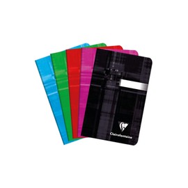 Clairefontaine Metric Notepads Large Square Without Spiral Binding 9 x 14 cm Assorted Colours Set of 4