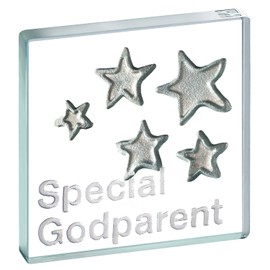 Spaceform Miniature Token, Silver, 40 x 40 x 6 mm