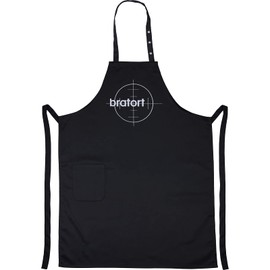 EXPRESS-STICKEREI Barbecue Apron Funny – with Saying Funny Cooking Apron BBQ Apron for Women / Men with Embroidered Saying Adjustable Bib Apron Kitchen Apron Gift Grill Fan BBQ Father's Day, Bratort