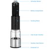 Accmor Electric Salt and Pepper Grinder Set, Automatic Salt Pepper