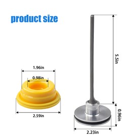 877-323 Piston Driver and 883-511 Bumper Kit Fit for Hitachi NR83A NR83A2 NR83A2(S) Framing Nailer 885915, 877323, SP 877-323, SP 885-915 883-511 Piston Assembl (6 Pack)
